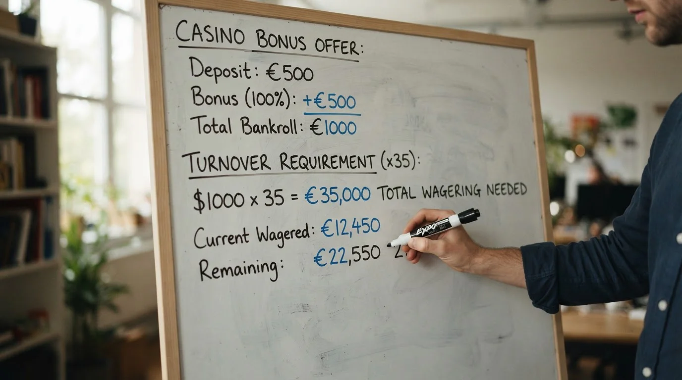 Übersichtstafel mit Bonusangaben und Spielgewichtungen aus Curaçao-Casino