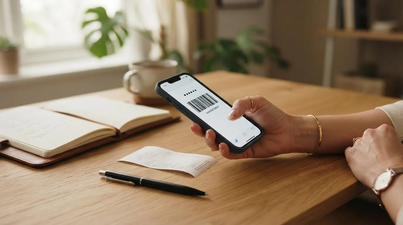 CashtoCode-Code am Smartphone für eine Casino-Einzahlung