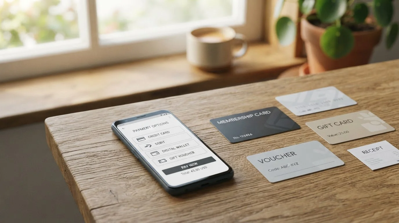 Smartphone mit verschiedenen Zahlungs-Apps nebeneinander, neutrales Hintergrund-Setup