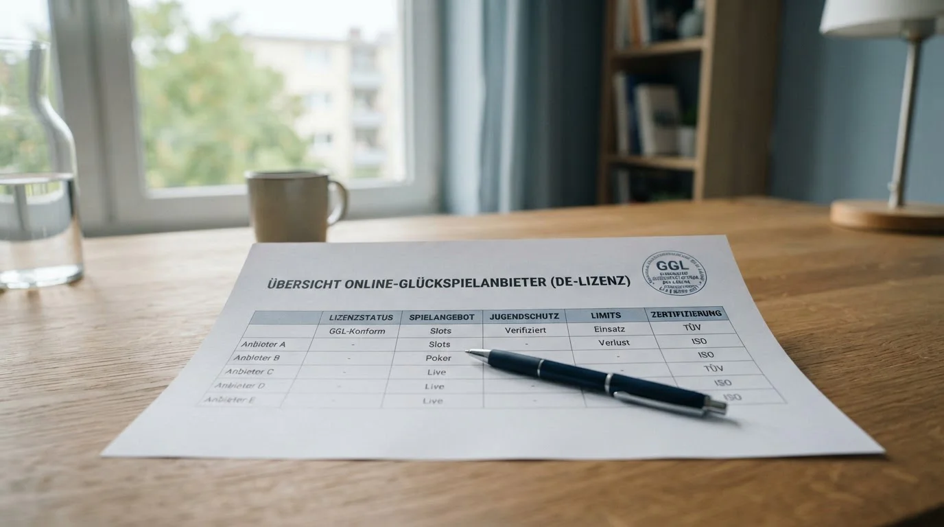 Übersicht deutscher Online-Spielotheken mit Lizenz-Stempel