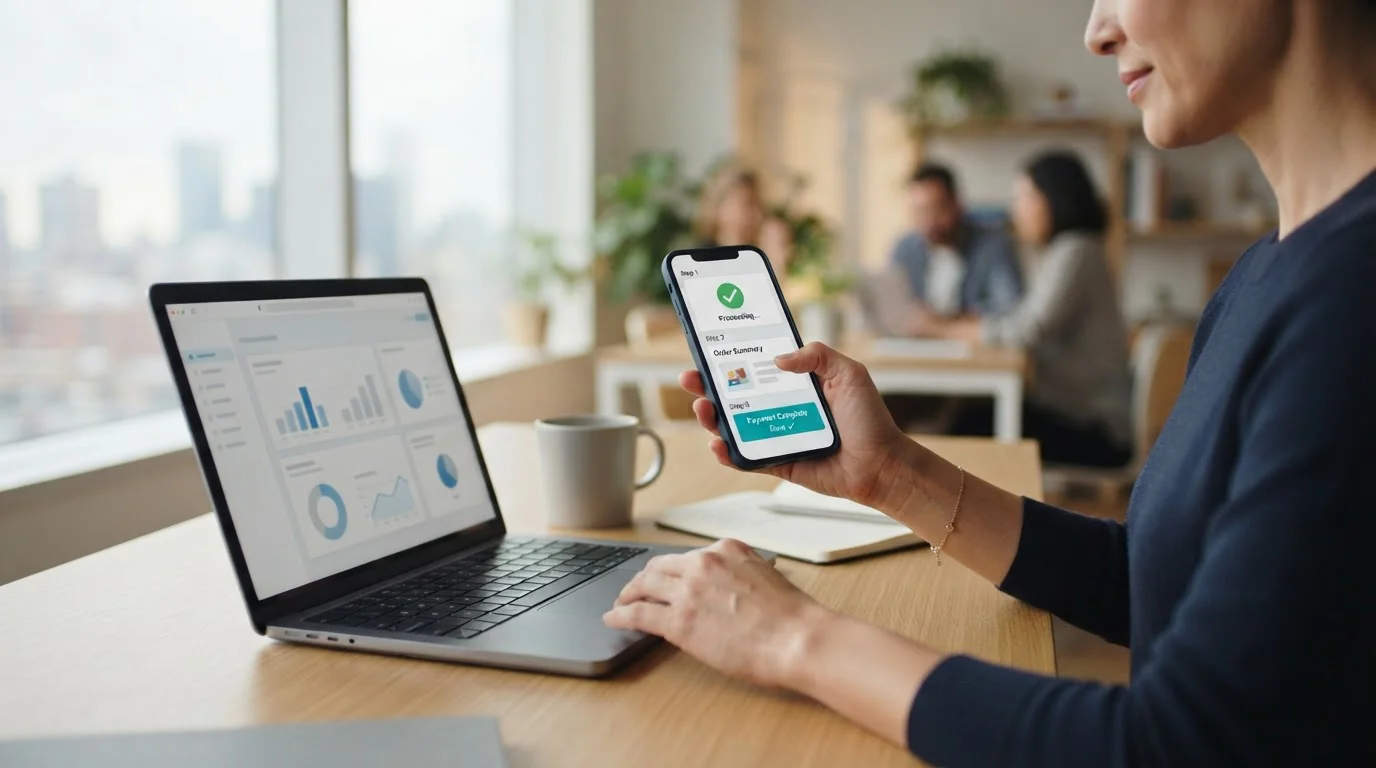 Google Pay Einzahlungsablauf am Laptop