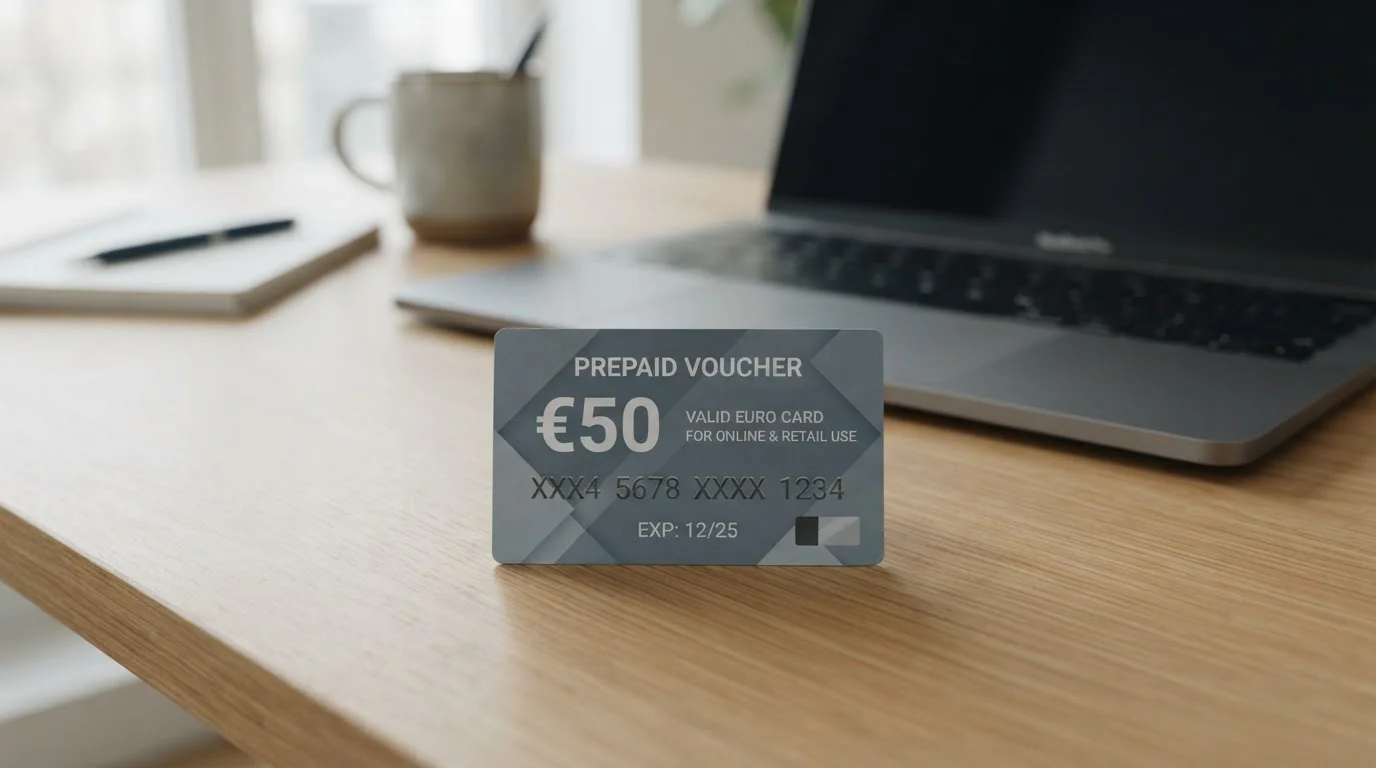 Paysafecard-Voucher mit anonymem Einzahlungsprozess
