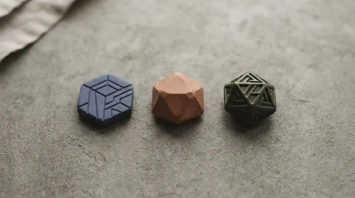 Drei Blockchain-Netzwerke für USDC mit Symbolen für Ethereum Polygon und Solana